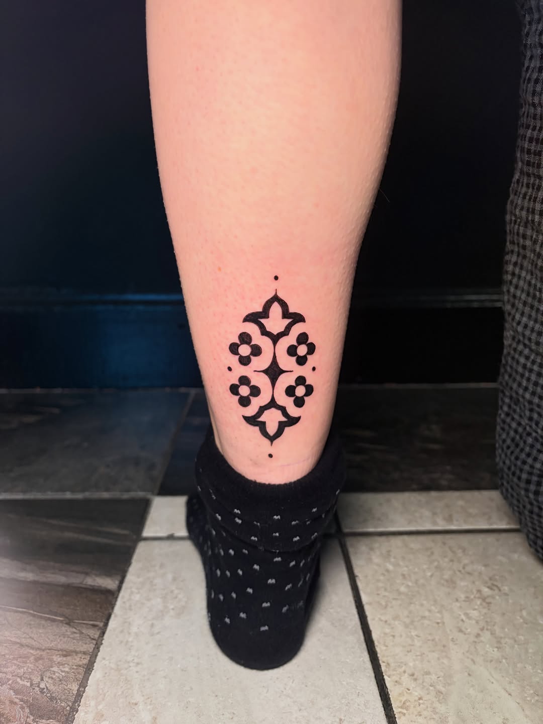 Tattoo by @dream.test.baby — geometric, illustrative