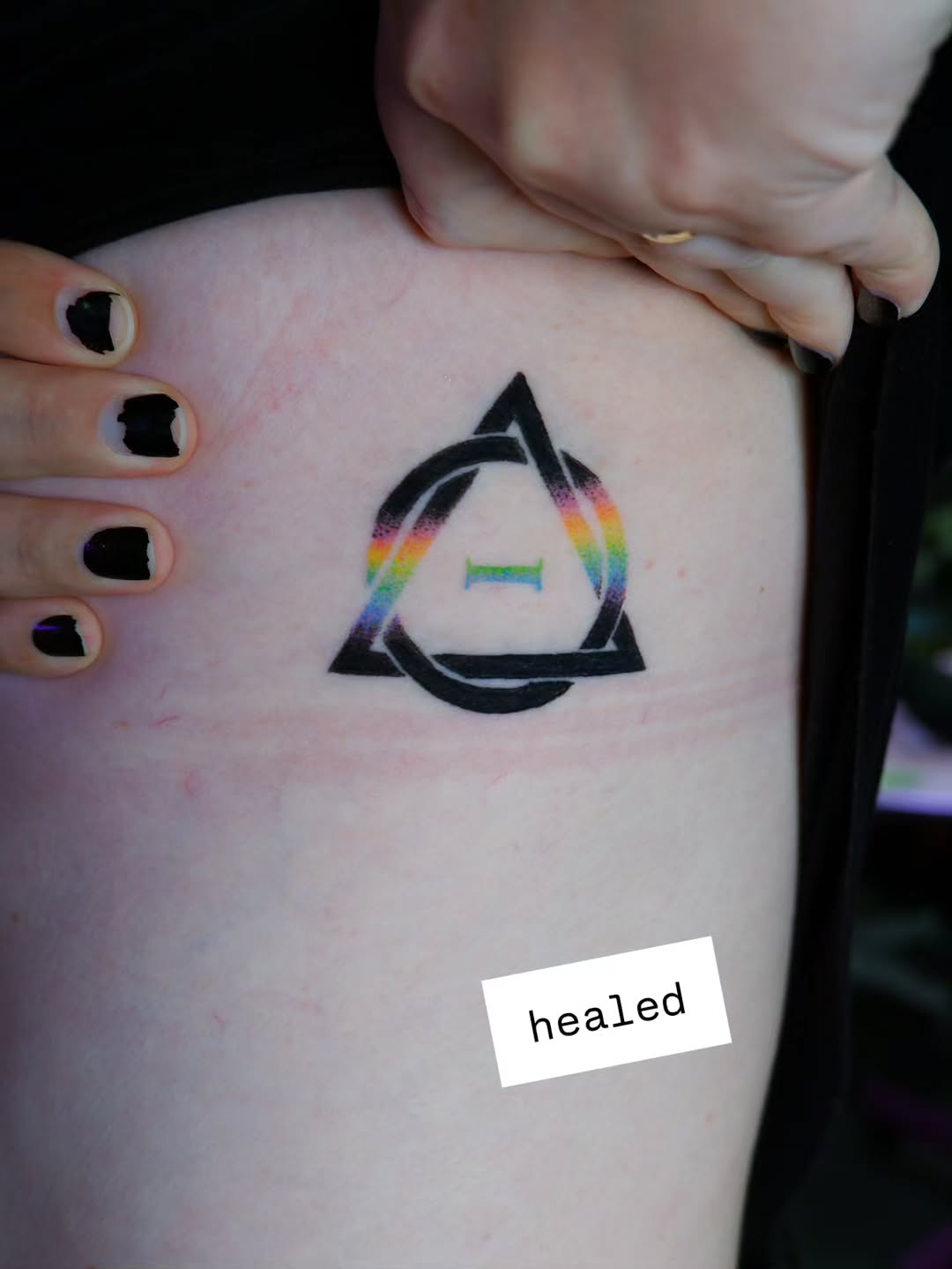 Tattoo by @birdtat — geometric