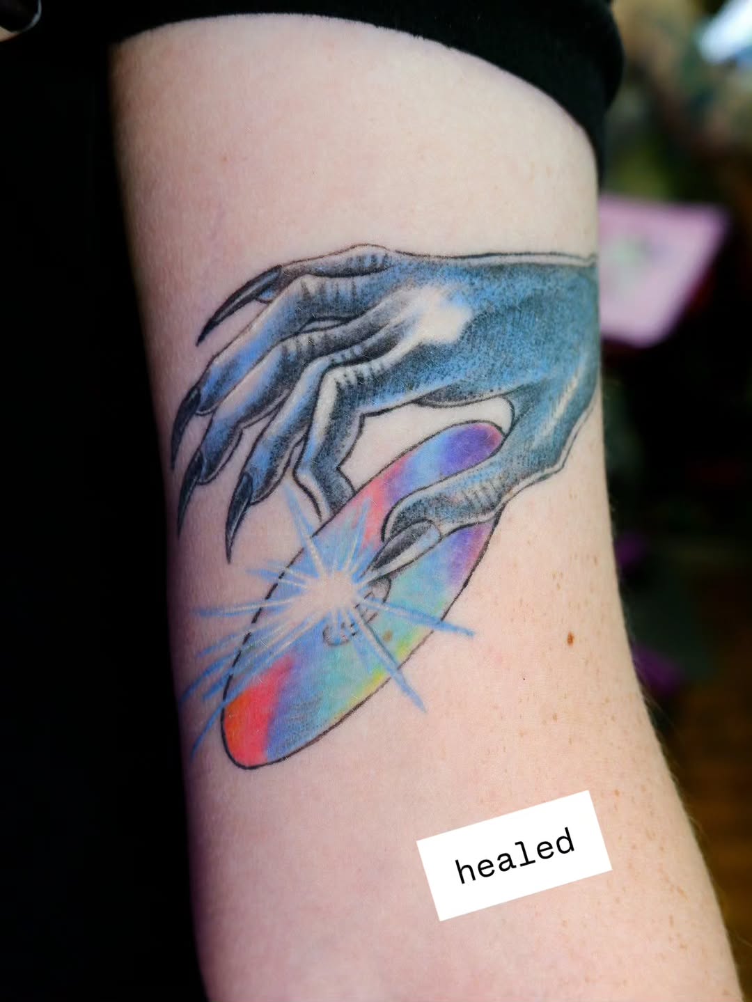Tattoo by @birdtat — black_and_grey