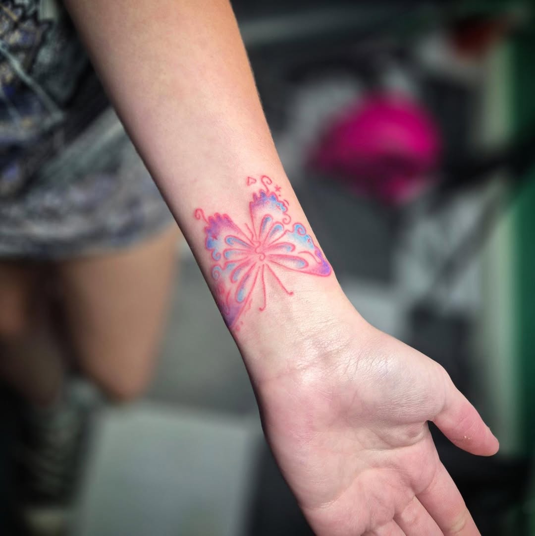 Tattoo by @wickedlilyink — illustrative, fine_line