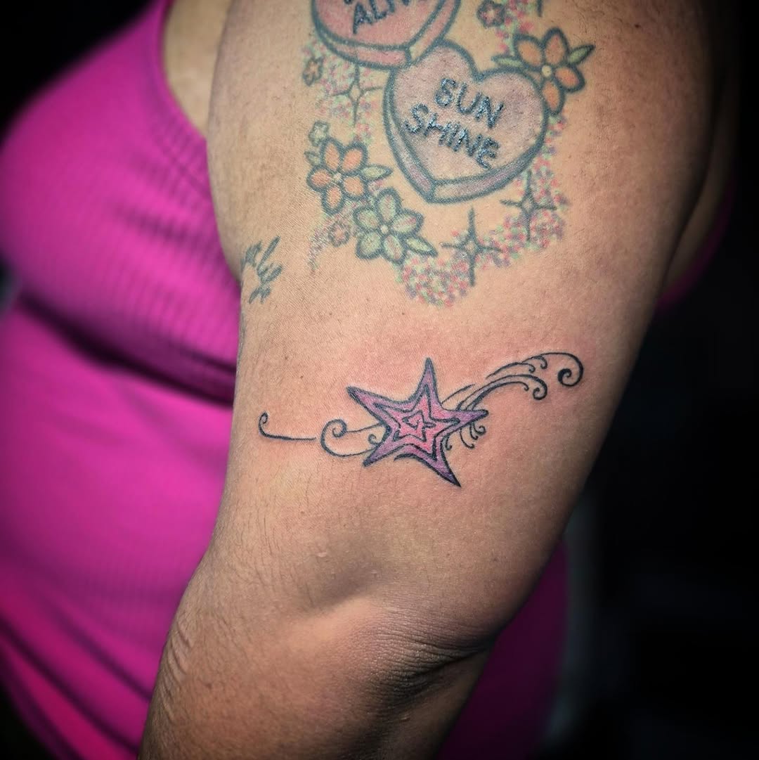 Tattoo by @wickedlilyink — illustrative, fine_line