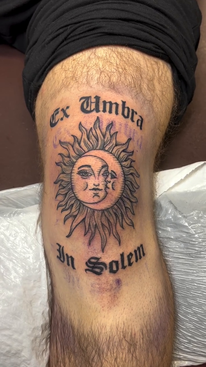 Tattoo by @scottattoos — black_and_grey, lettering_script