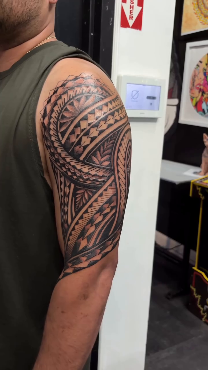 Tattoo by @alt.eredcanvas — tribal, black_and_grey