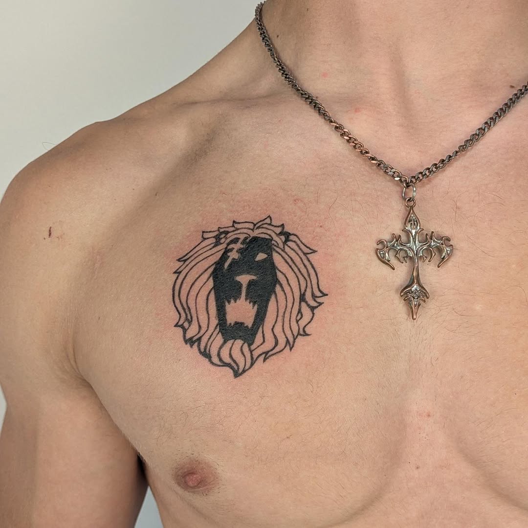 Tattoo by @marienettes_ — blackwork
