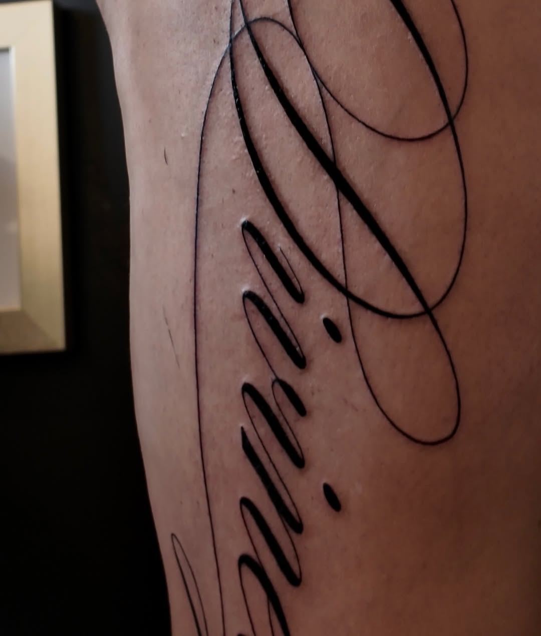 Tattoo by @inked_by_ki — lettering_script, fine_line
