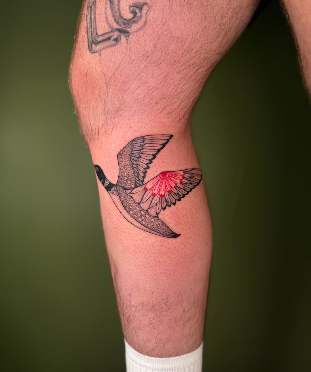 Tattoo by @lexcreotattoos โ illustrative, black_and_grey