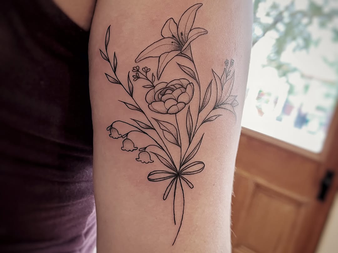 Tattoo by @bai.bai.bunni.tattoos — fine_line, illustrative