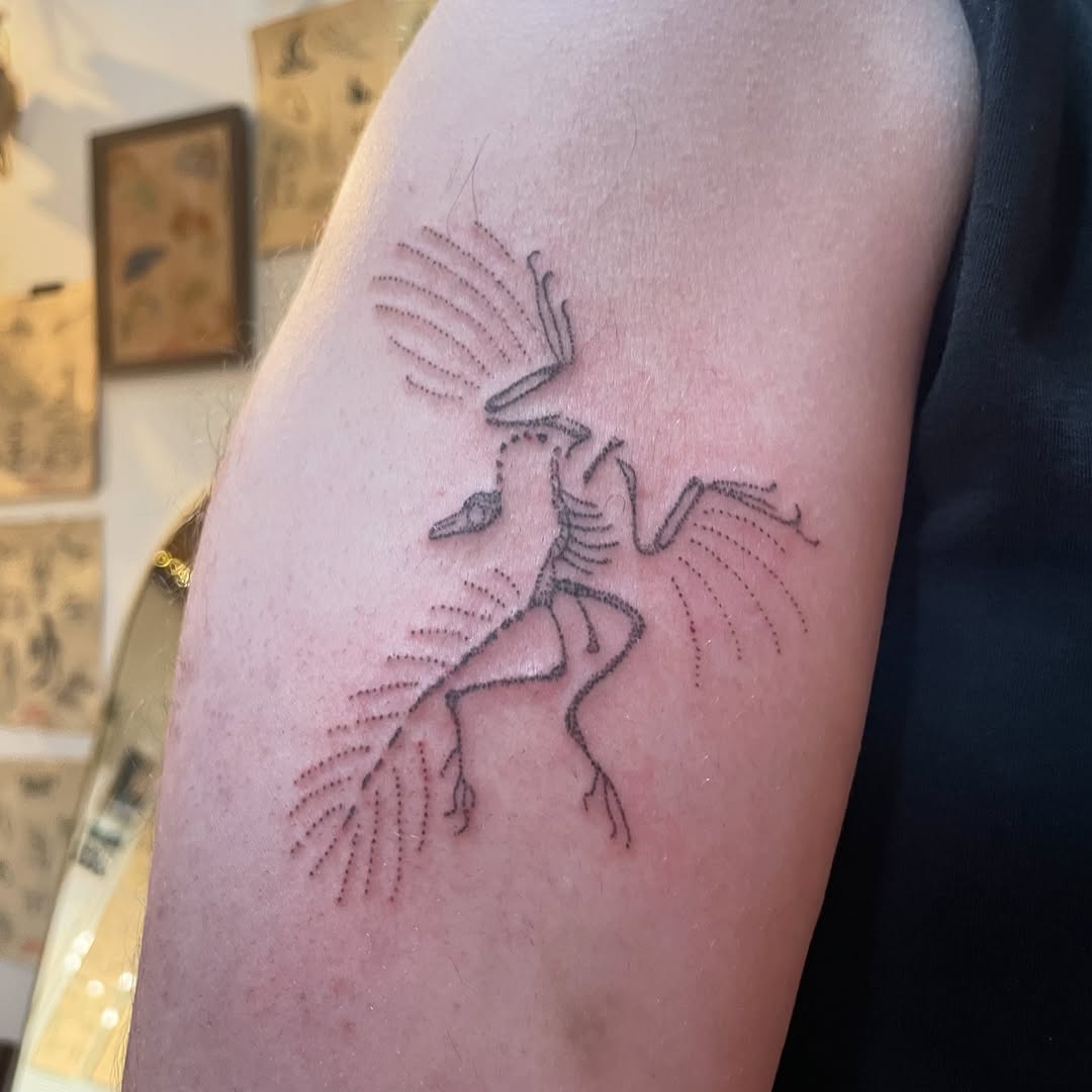 Tattoo by @roepoke — dotwork, fine_line