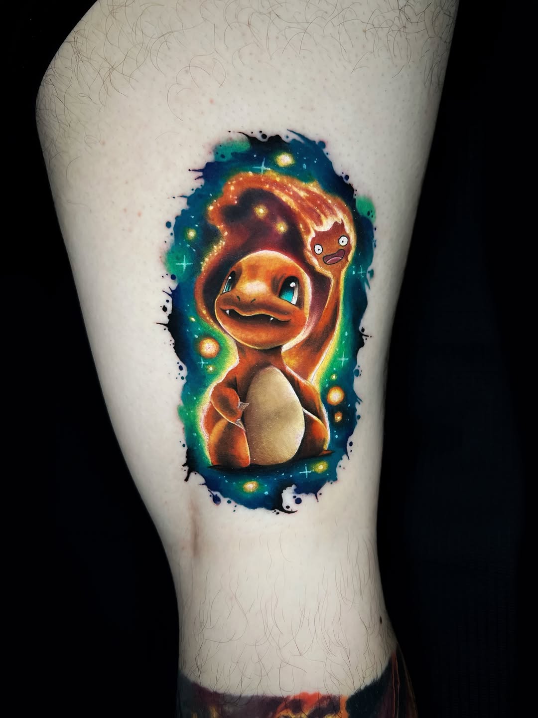 Tattoo by @kaly.actitud — realism, anime