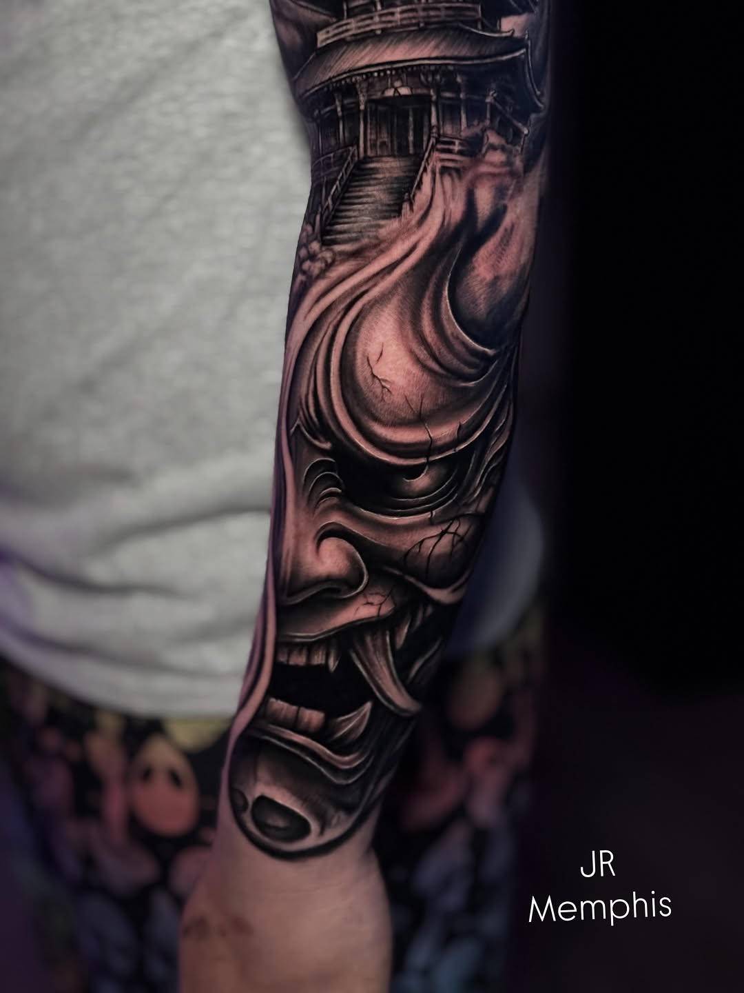 Tattoo by @thechildtattoo — black_and_grey, realism