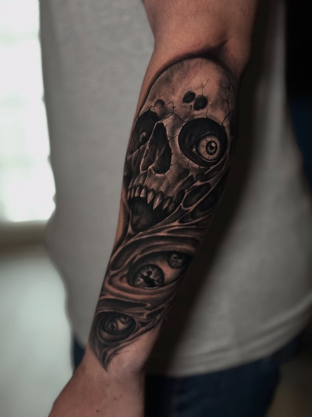Tattoo by @thechildtattoo — realism, dark_realism