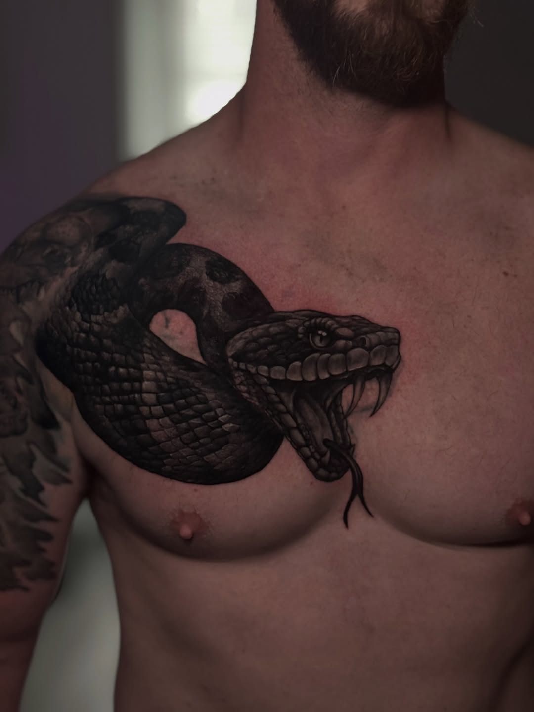 Tattoo by @thechildtattoo — realism, black_and_grey