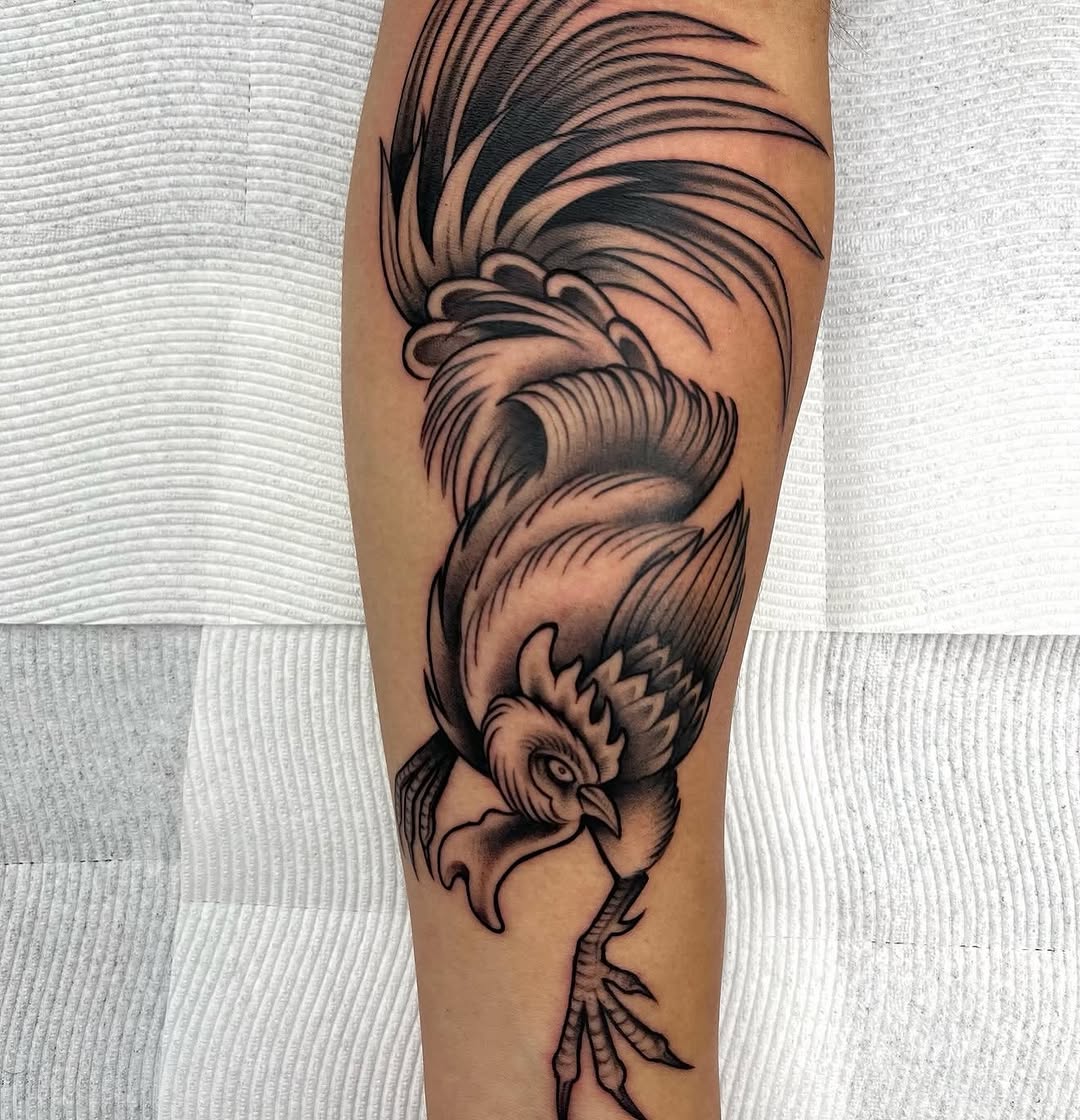 Tattoo by @lrlozano — american_traditional, black_and_grey