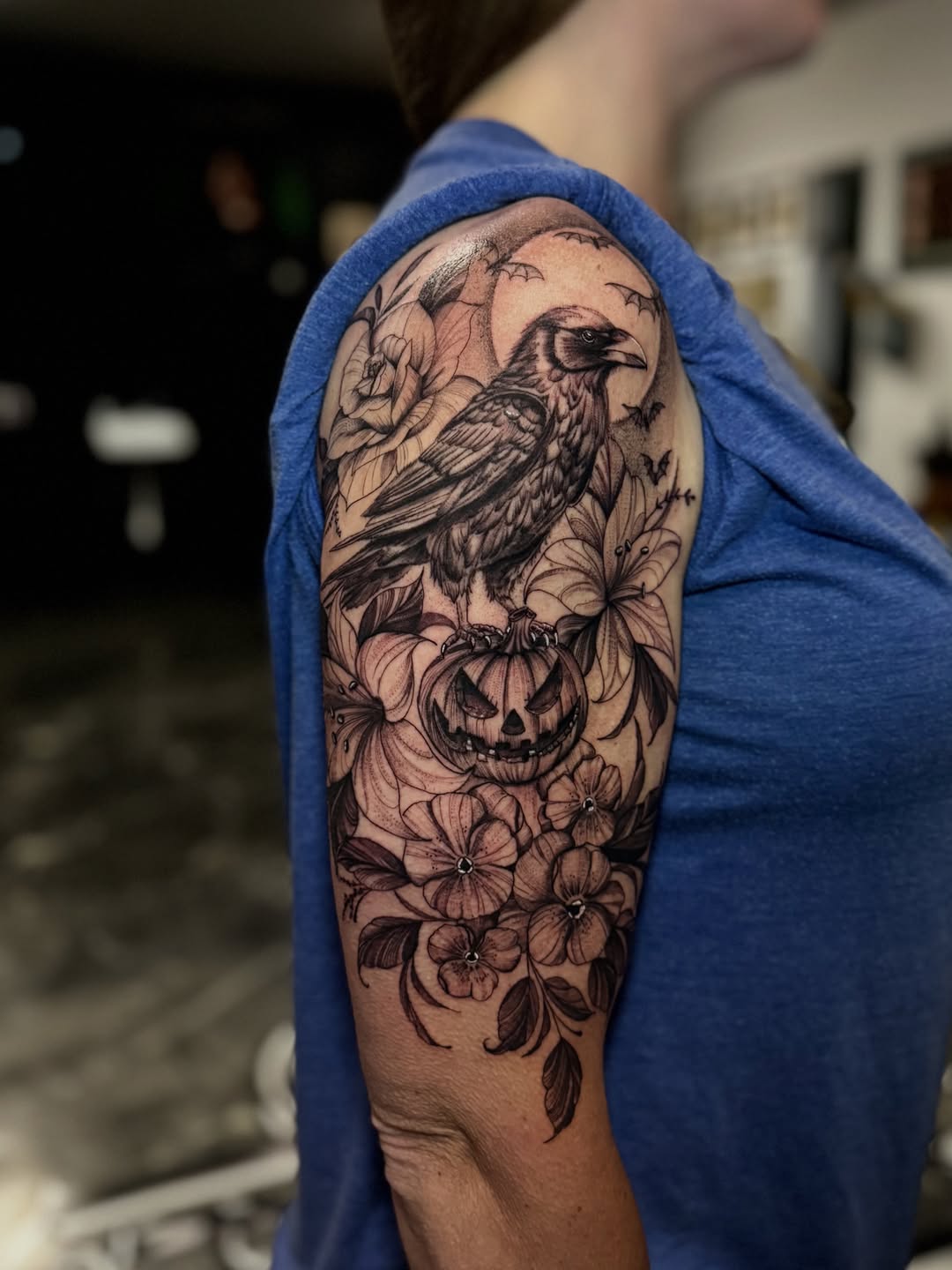 Tattoo by @paolainkart โ black_and_grey, realism