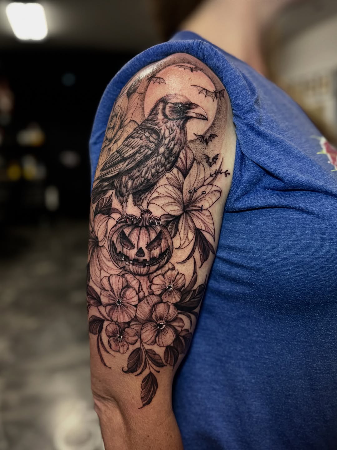 Tattoo by @paolainkart โ black_and_grey, realism