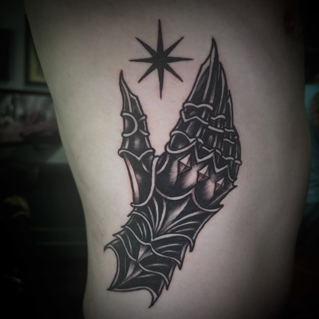 Tattoo by @coryhaberman โ blackwork, dark_realism