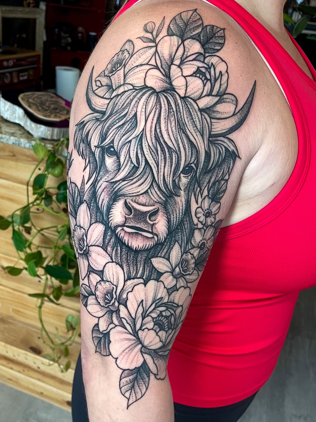 Tattoo by @devzdude — black_and_grey, realism