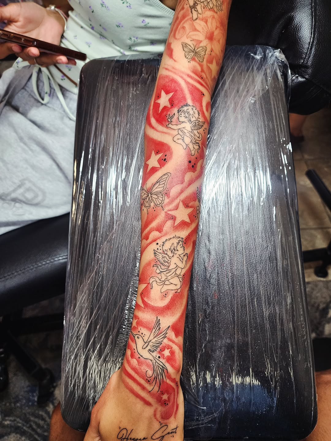 Tattoo by @consumer.inkslinger.artist — illustrative, black_and_grey