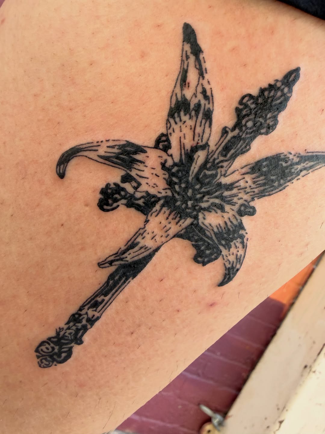 Tattoo by @blackstatictattoos — black_and_grey, realism