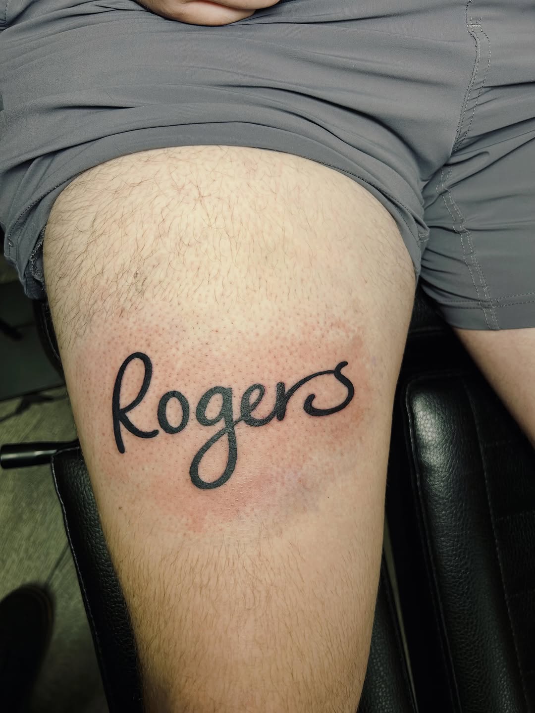 Tattoo by @boylazarustattoo — lettering_script, fine_line