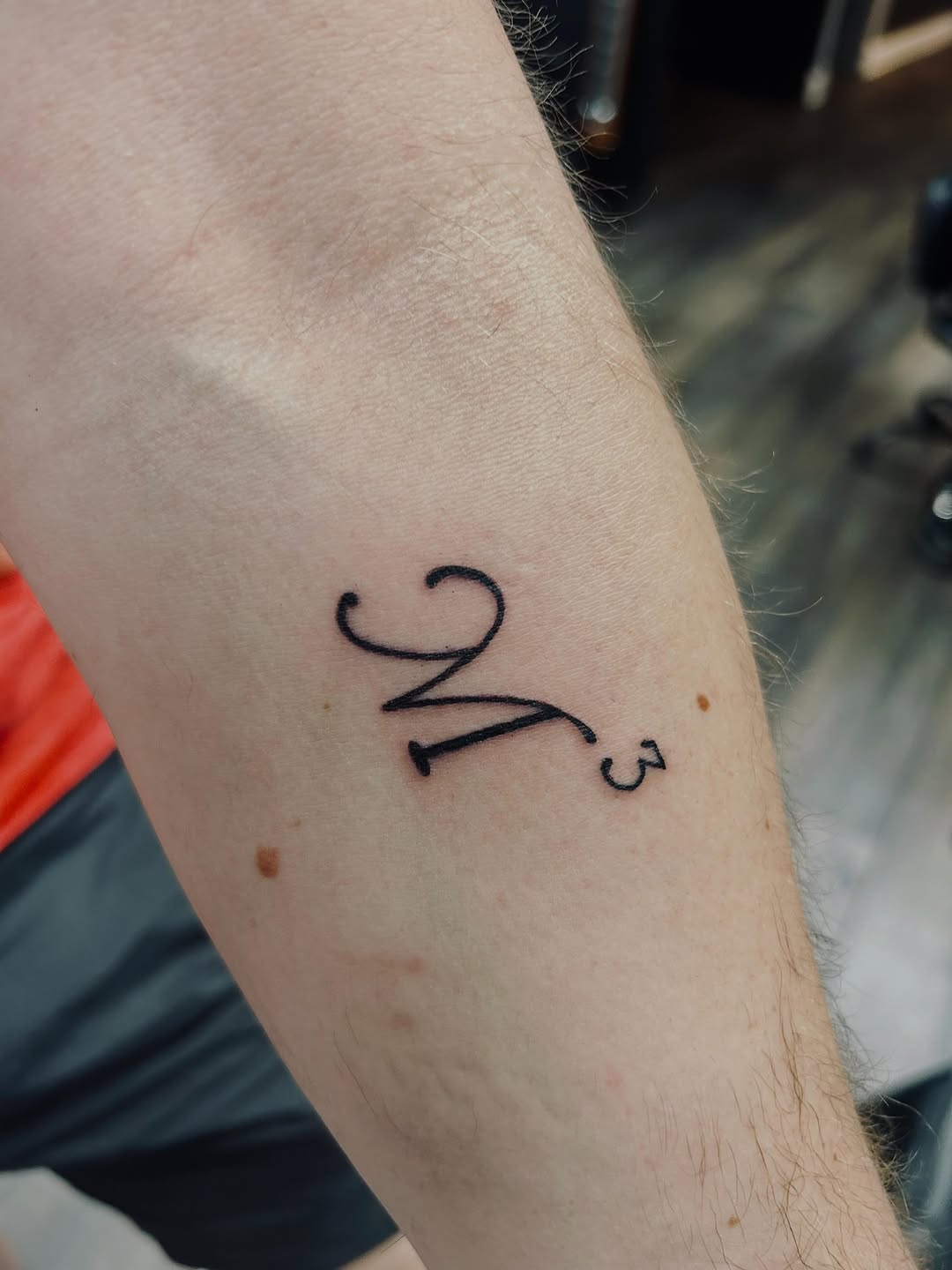 Tattoo by @boylazarustattoo — lettering_script, minimalist