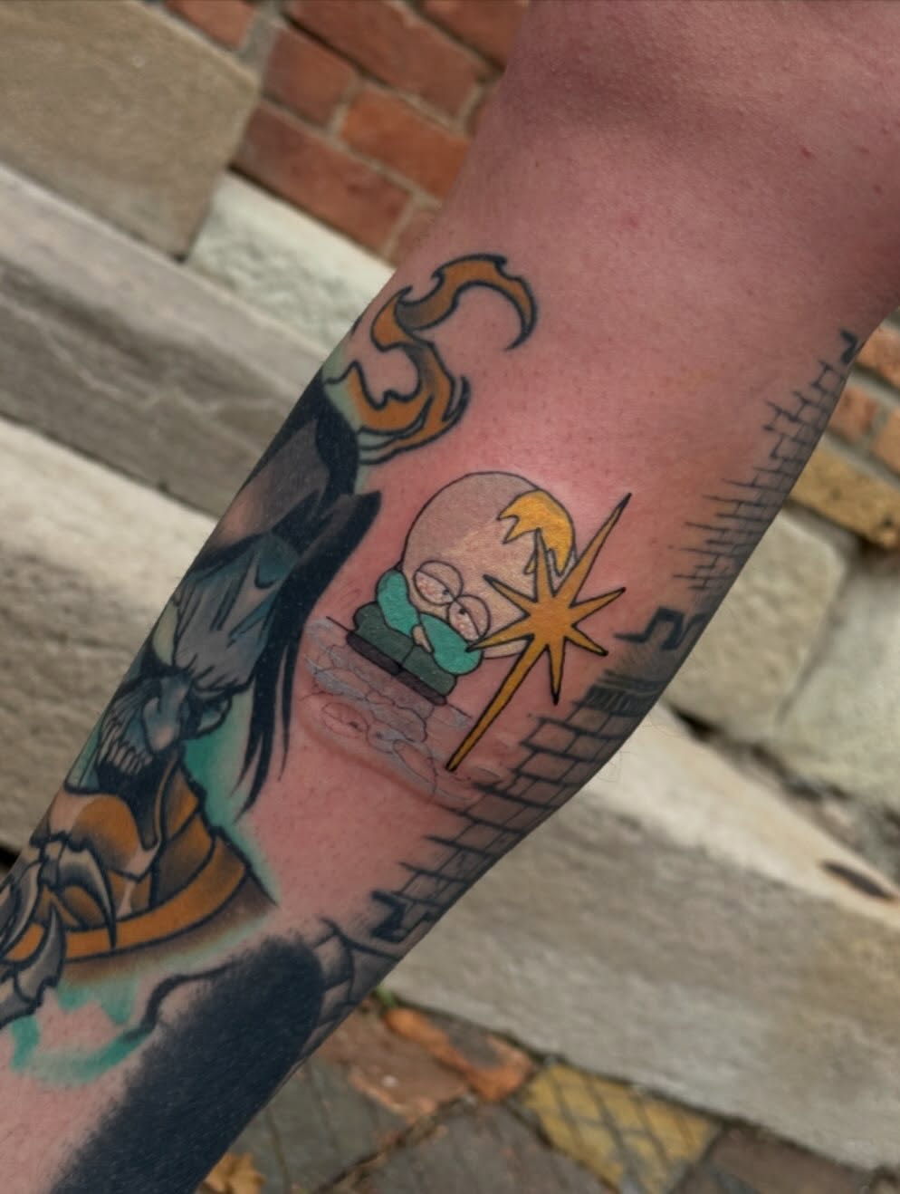 Tattoo by @solarsilas — new_school, anime