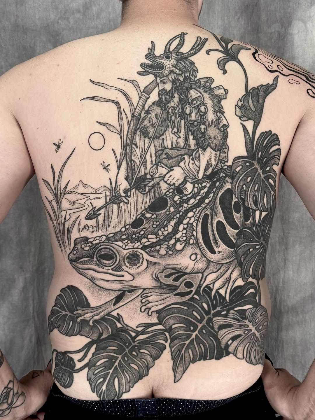 Tattoo by @hillary_blair — black_and_grey, illustrative