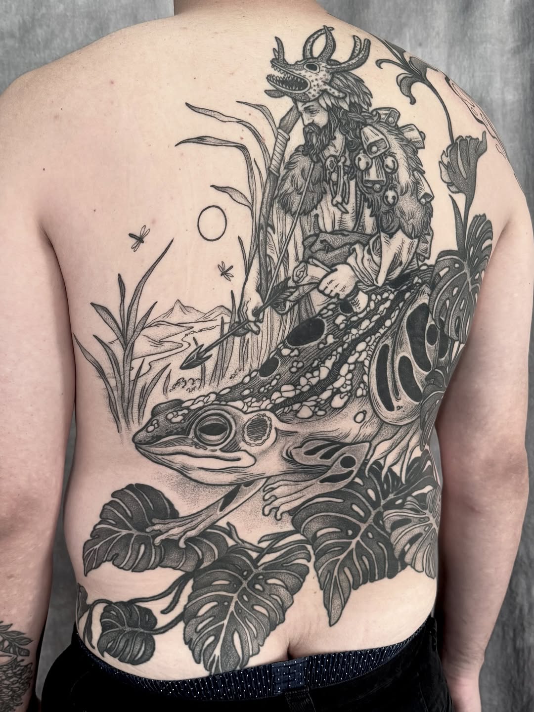 Tattoo by @hillary_blair — black_and_grey, illustrative