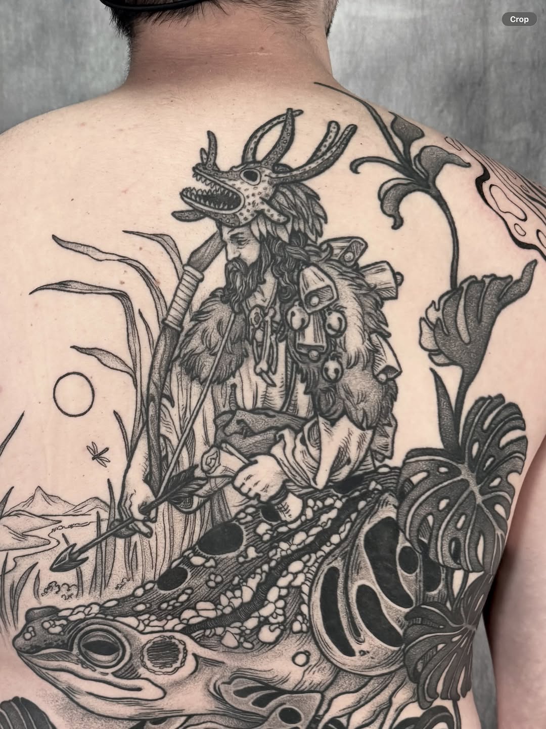 Tattoo by @hillary_blair — black_and_grey, illustrative