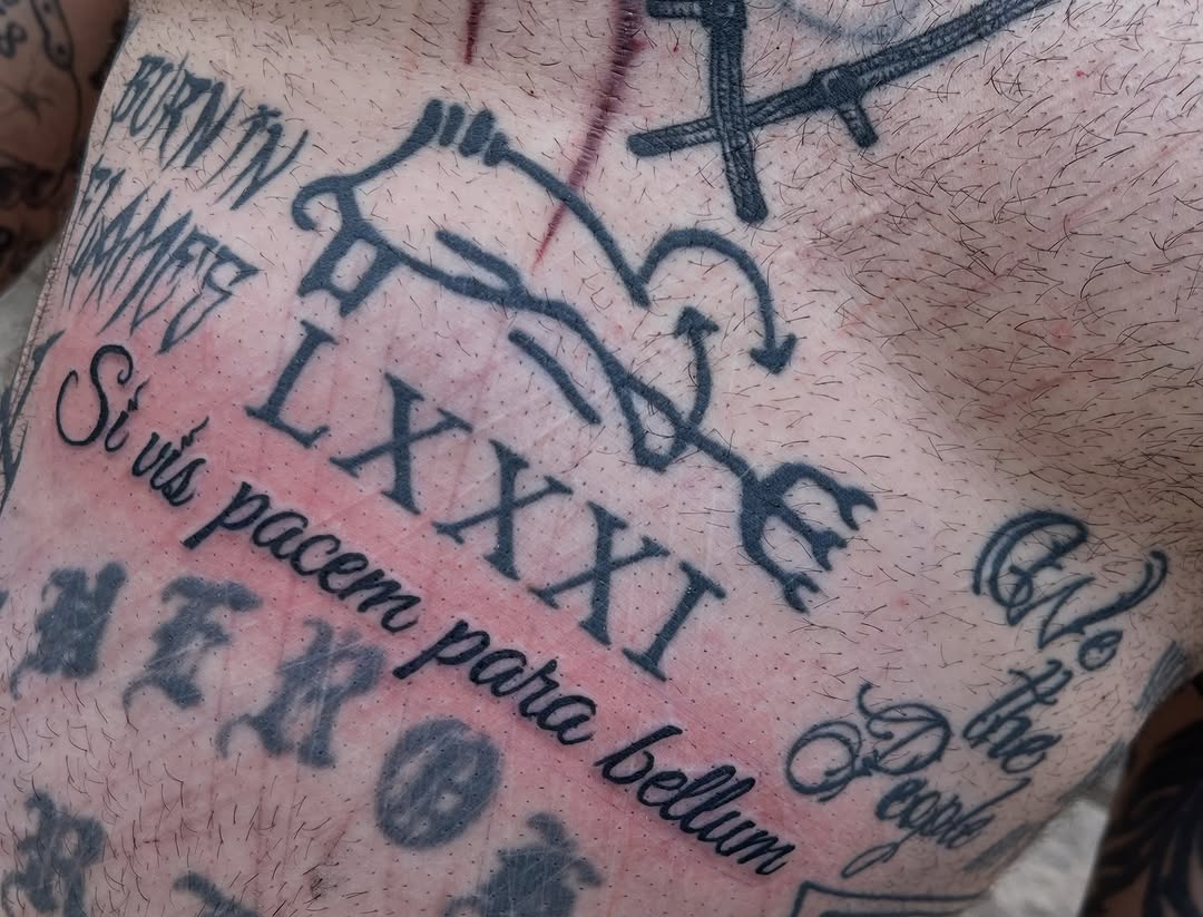 Tattoo by @jeffpenicktattoo — lettering_script, blackwork