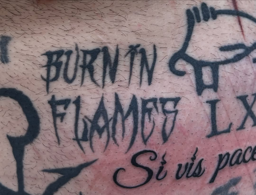 Tattoo by @jeffpenicktattoo — lettering_script