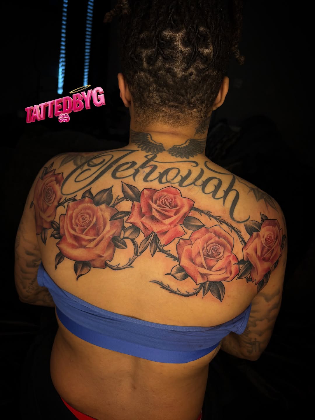 Tattoo by @tattedbyg — lettering_script, realism