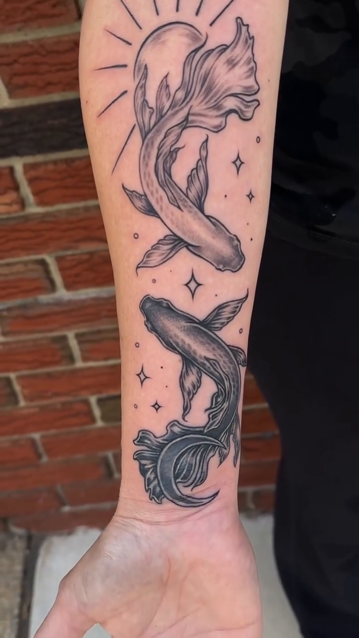 Tattoo by @bogwitchtattoos — japanese_irezumi, black_and_grey