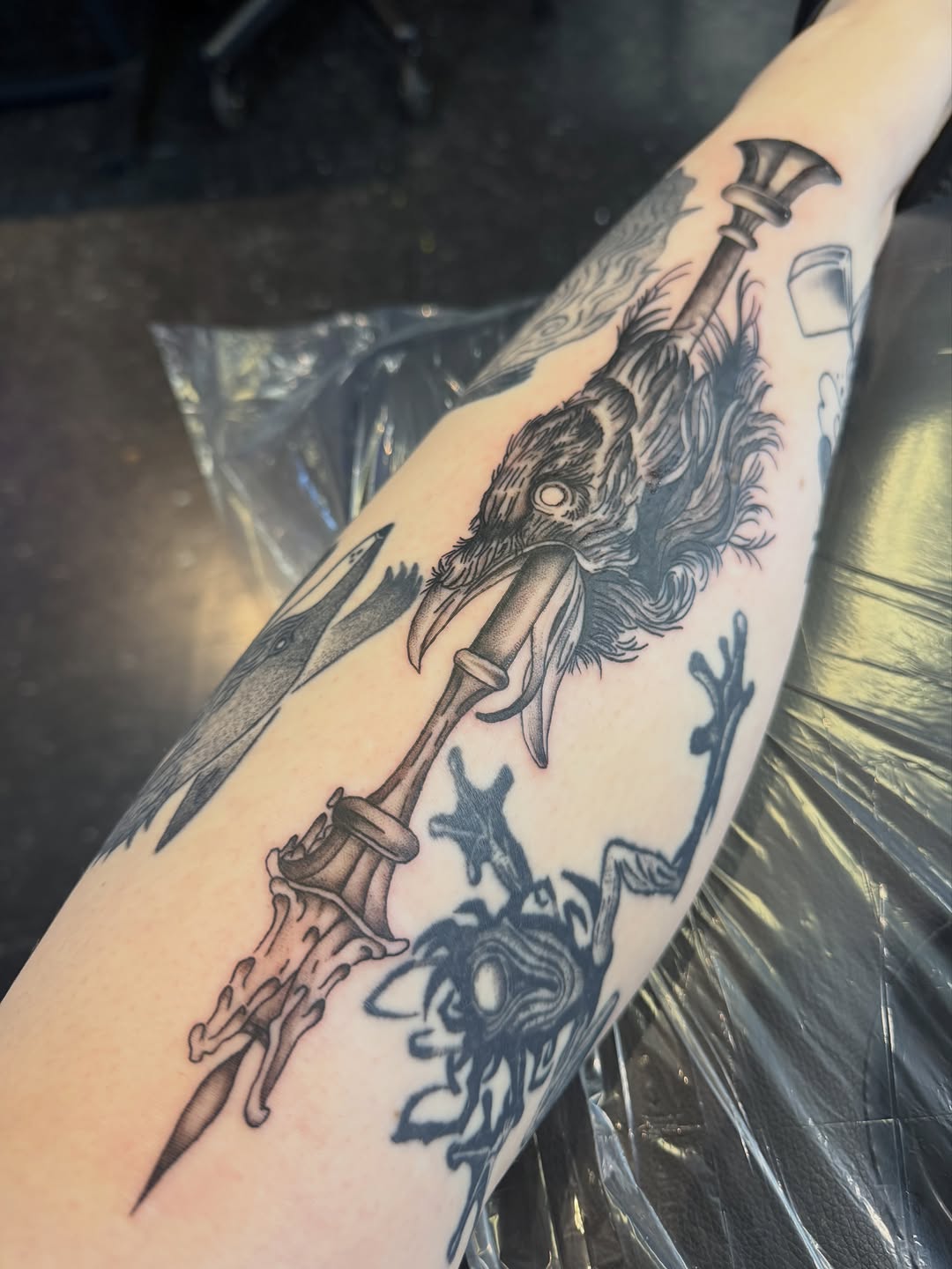 Tattoo by @jennas_inks — black_and_grey