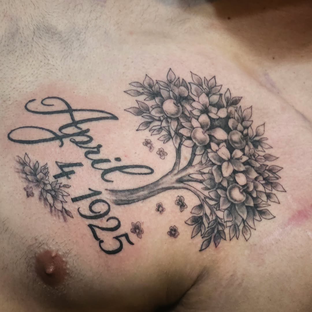 Tattoo by @remnantironandart — lettering_script, realism