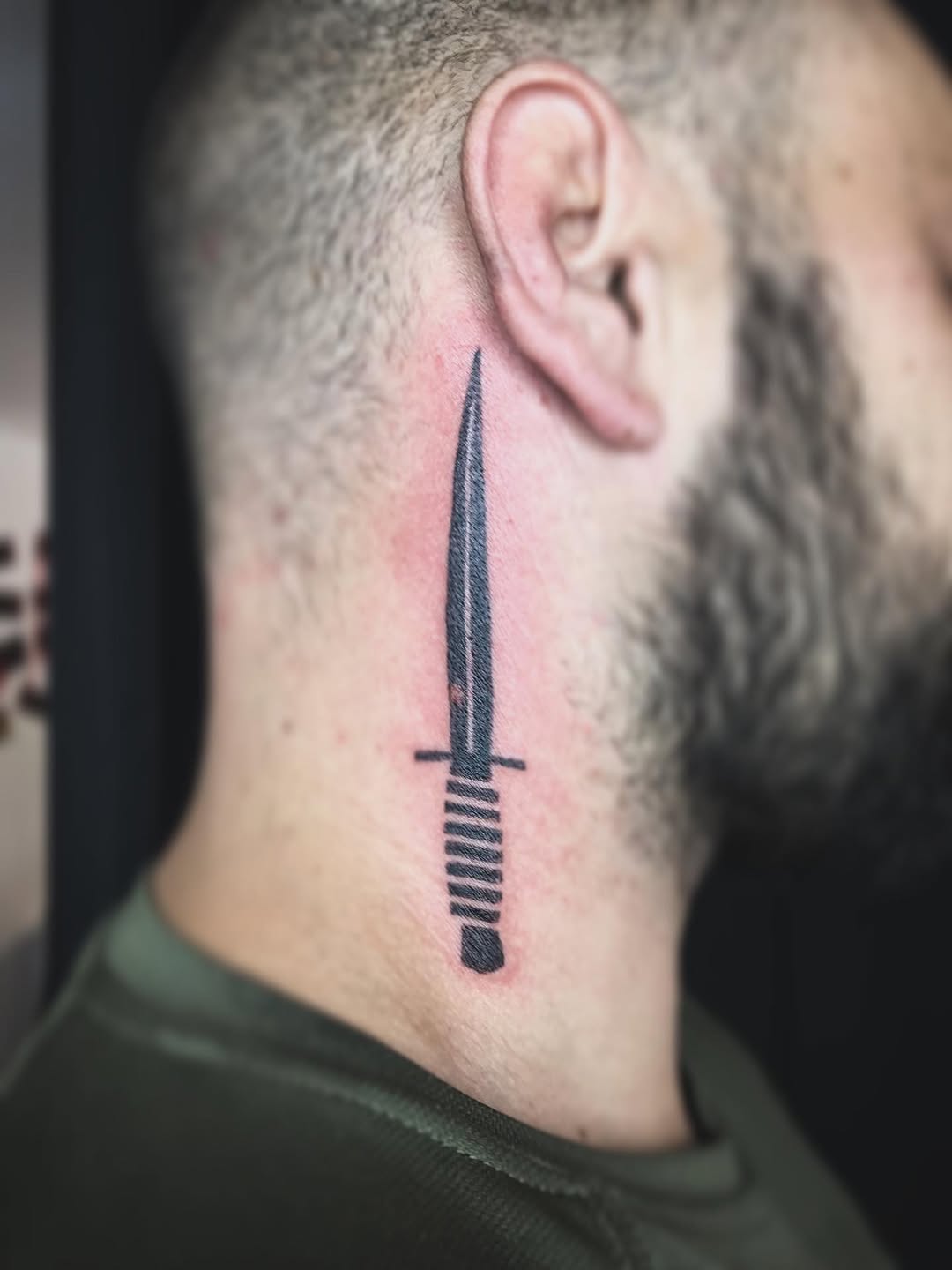 Tattoo by @mossquitotatt — blackwork, illustrative