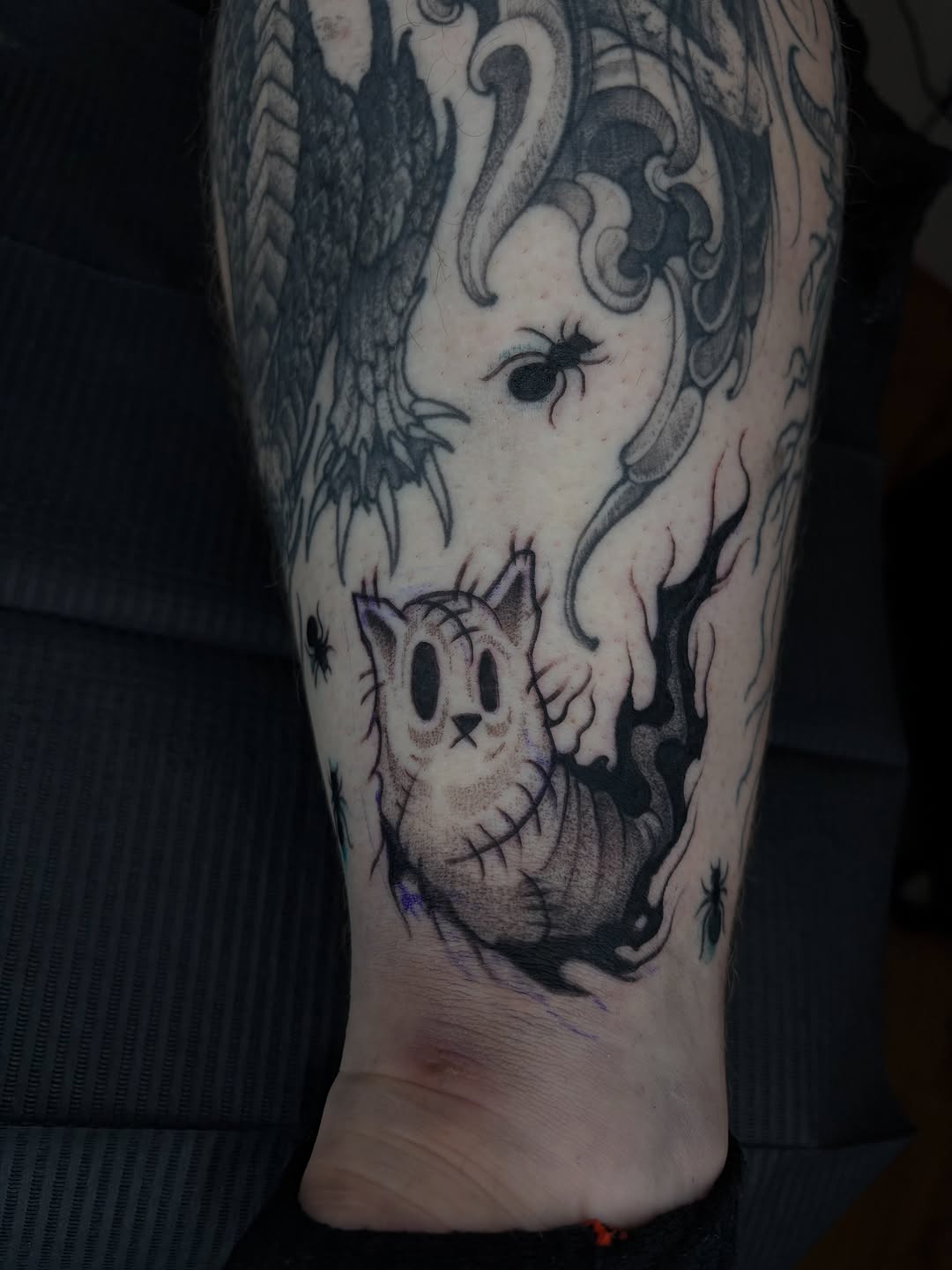 Tattoo by @seanbaldwintattoos — black_and_grey, illustrative
