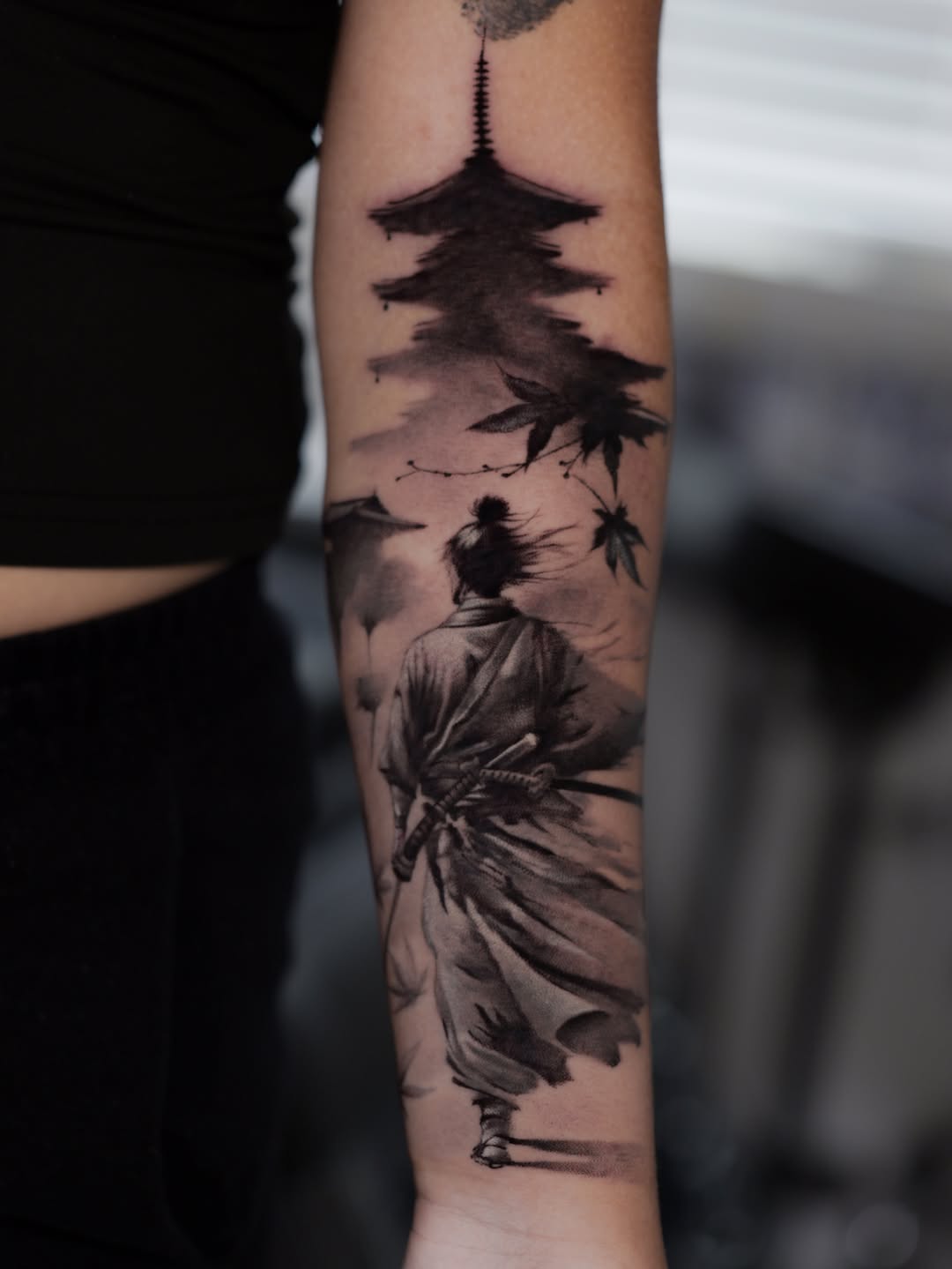 Tattoo by @dima___sova — realism, black_and_grey