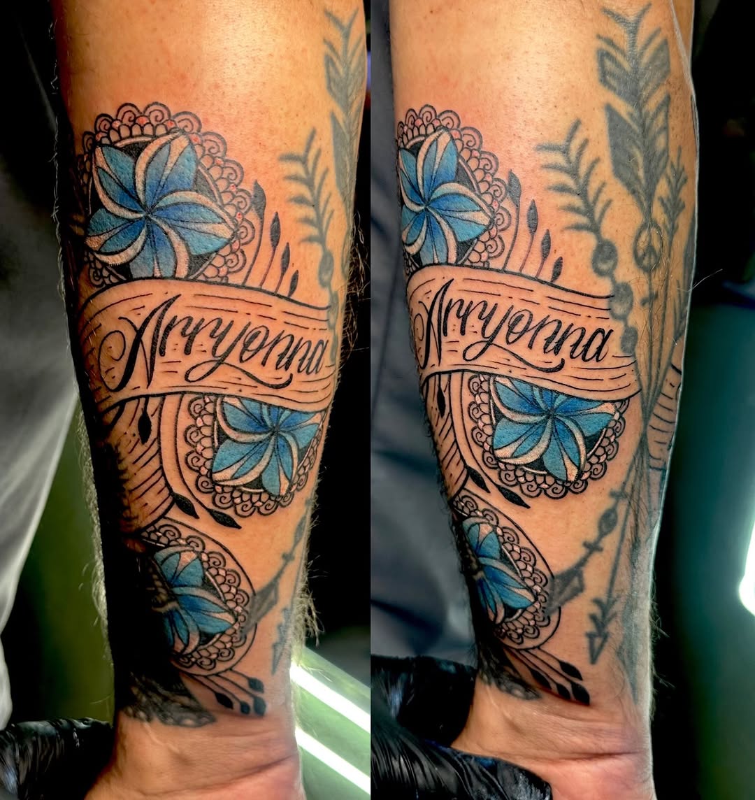 Tattoo by @shleeuhzahshade — lettering_script