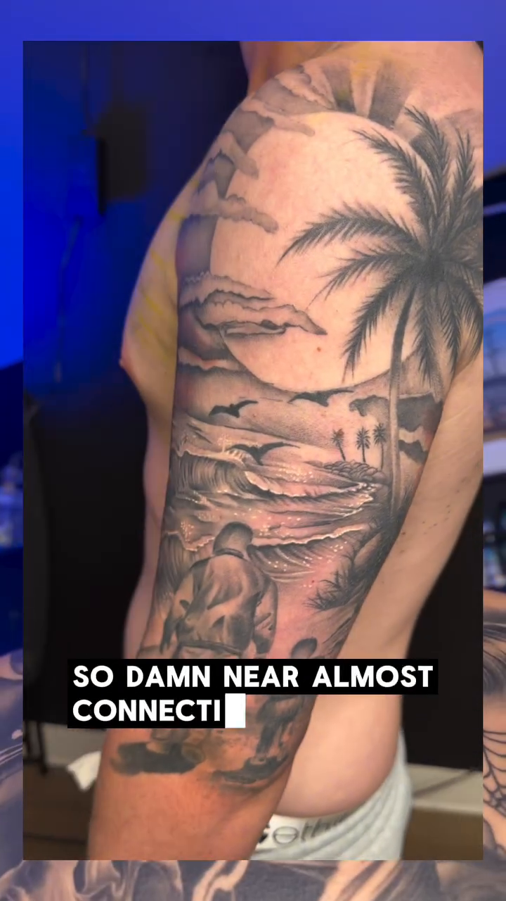 Tattoo by @dropletz619 — black_and_grey, realism