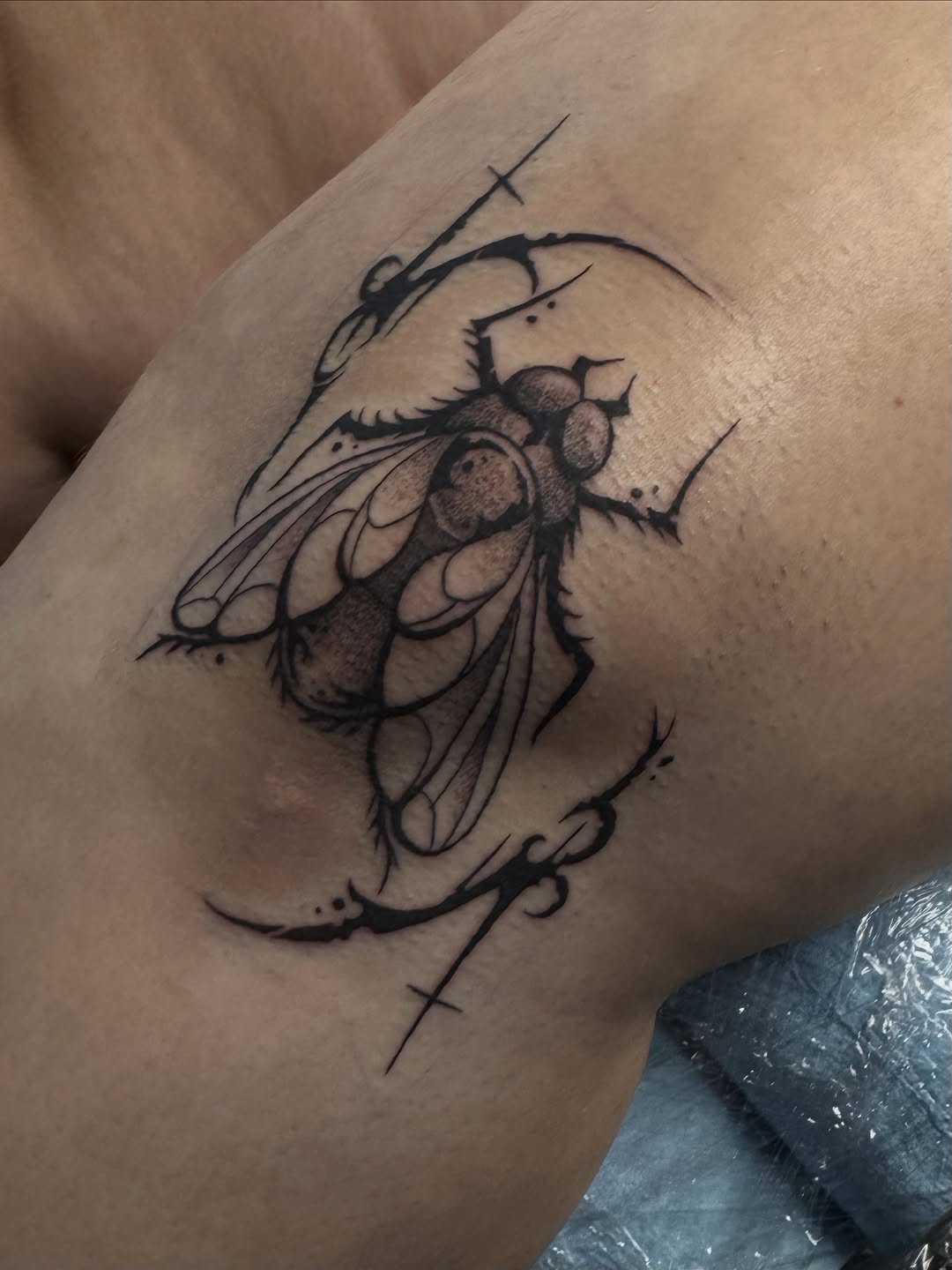 Tattoo by @7_mags โ illustrative, blackwork