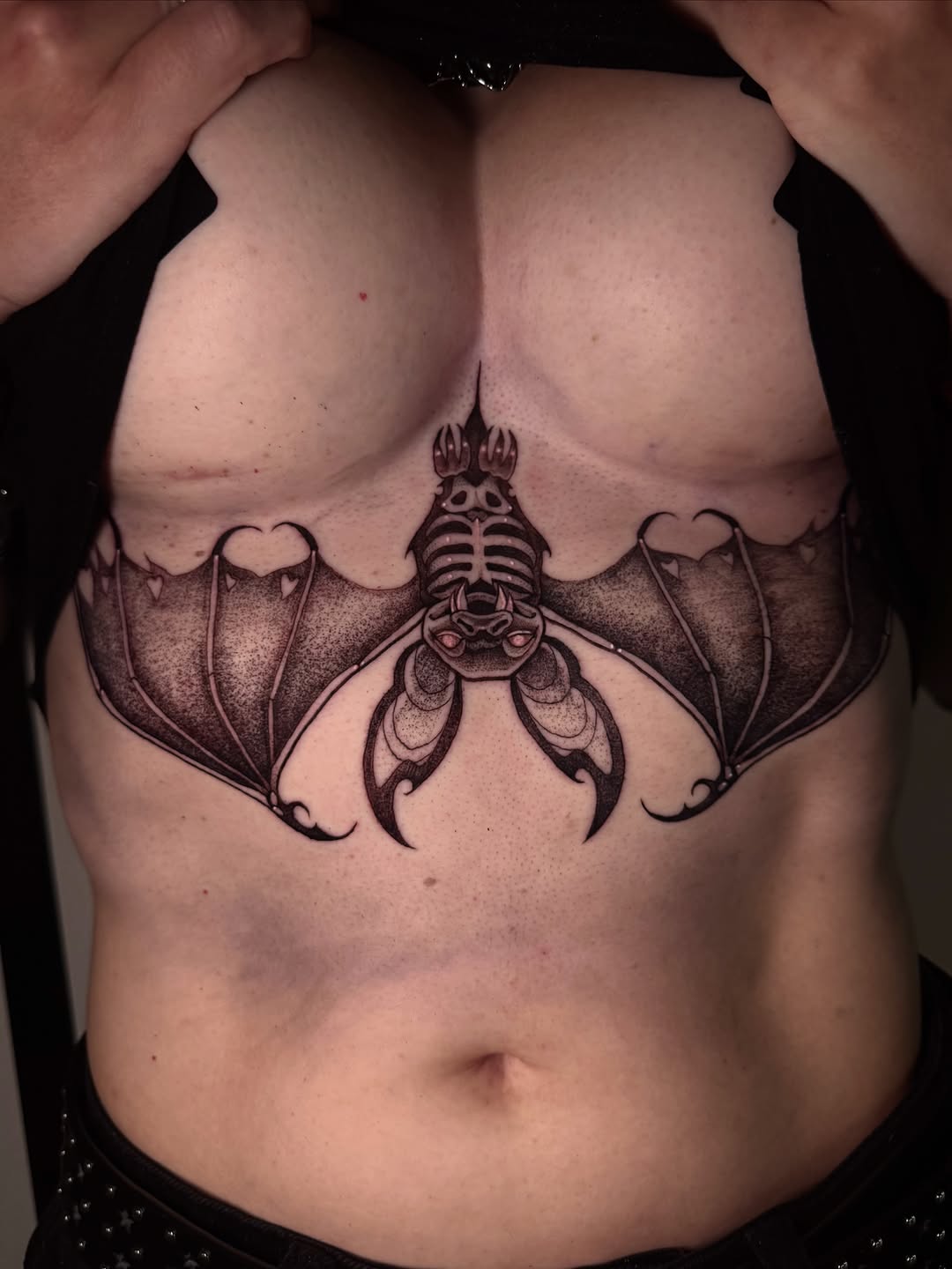 Tattoo by @7_mags โ blackwork, dotwork