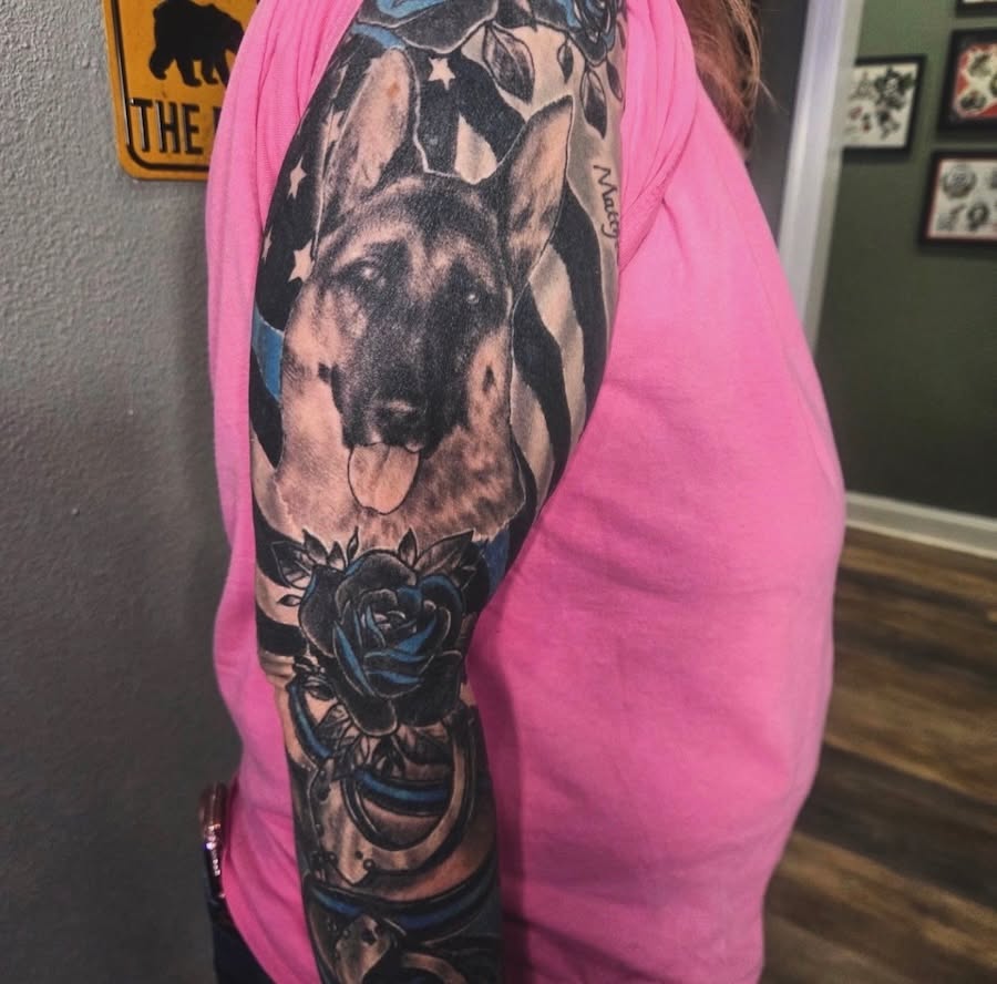 Tattoo by @barryhuffman77 — realism, black_and_grey