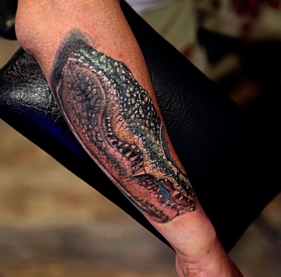 Tattoo by @barryhuffman77 — realism, black_and_grey