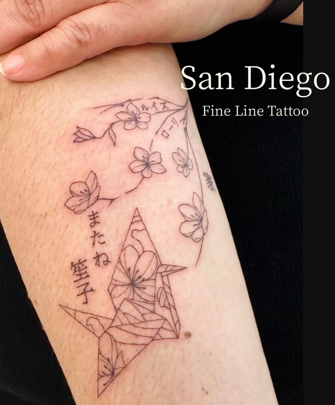 Tattoo by @takayo_sandiego — fine_line