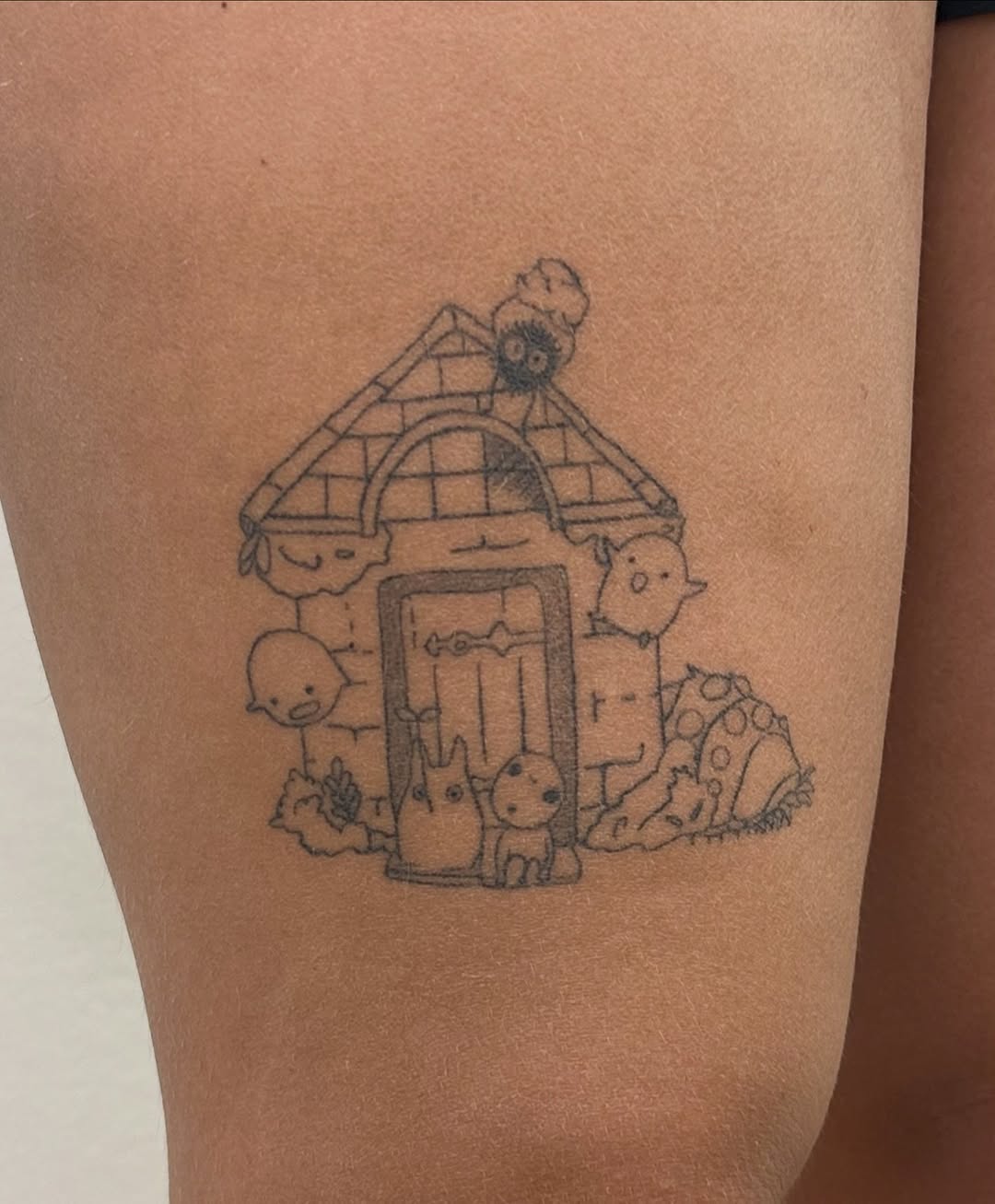 Tattoo by @takayo_sandiego — anime