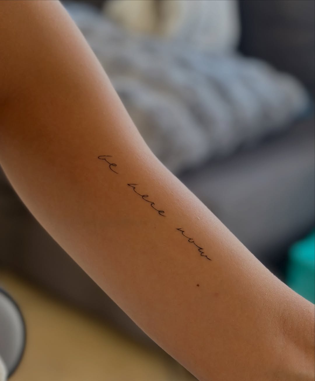 Tattoo by @takayo_sandiego — fine_line, lettering_script