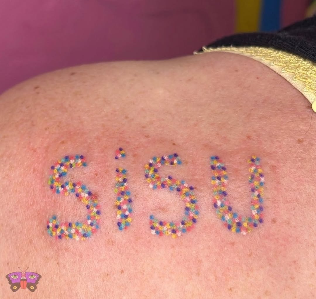 Tattoo by @jess_koala_tattoo — lettering_script