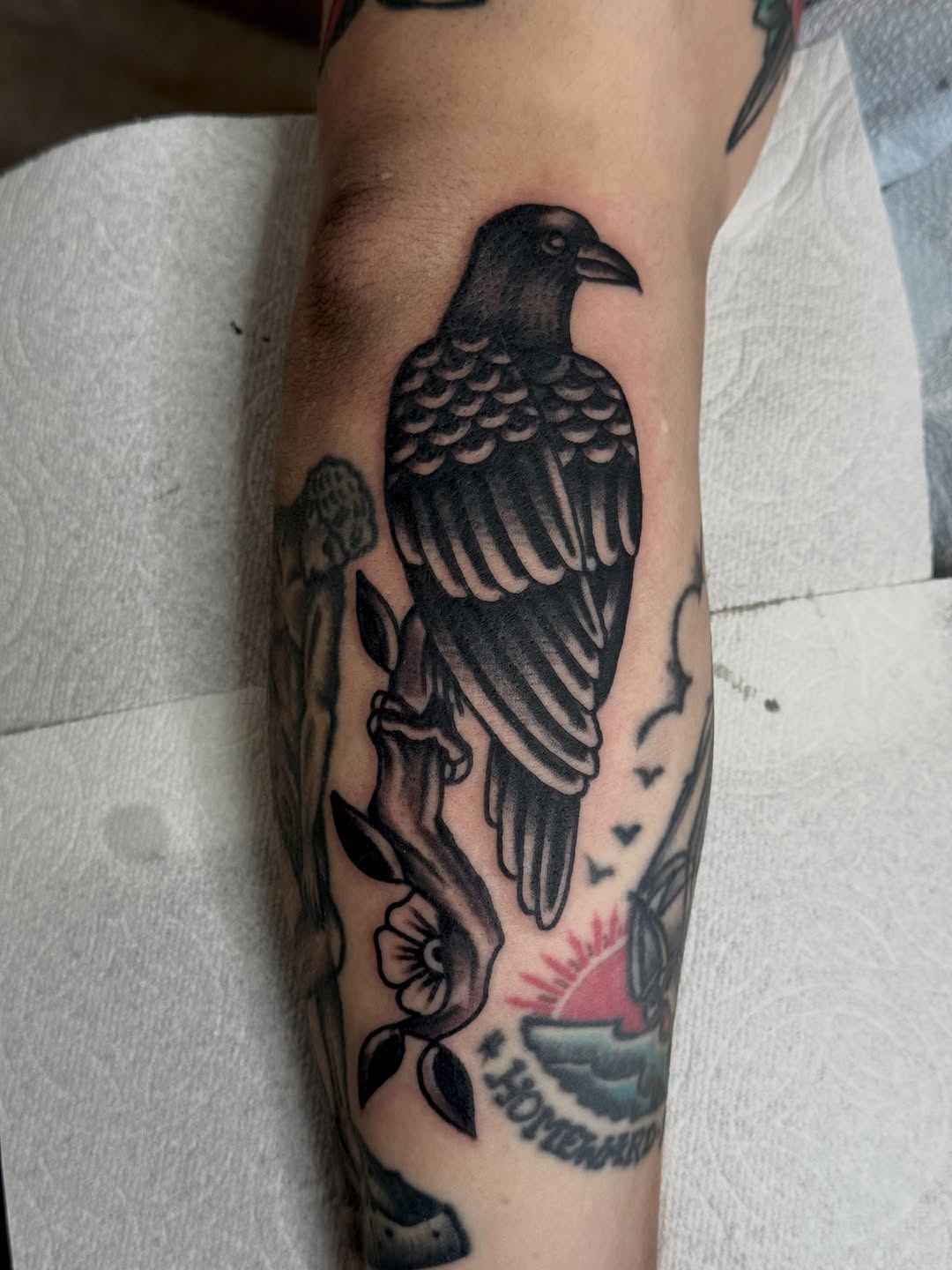 Tattoo by @jacob_paniagua โ american_traditional, black_and_grey