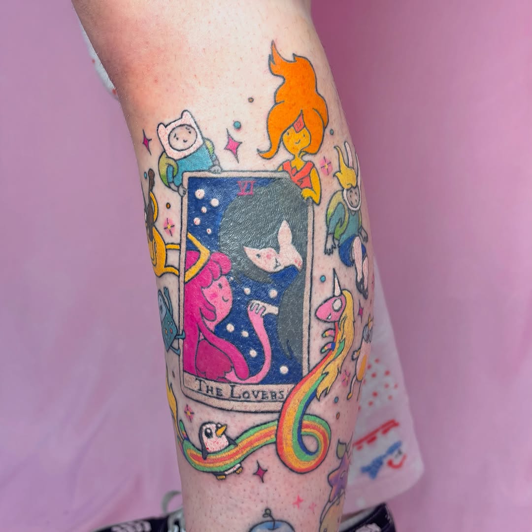 Tattoo by @maemoon.tattoo β new_school, anime